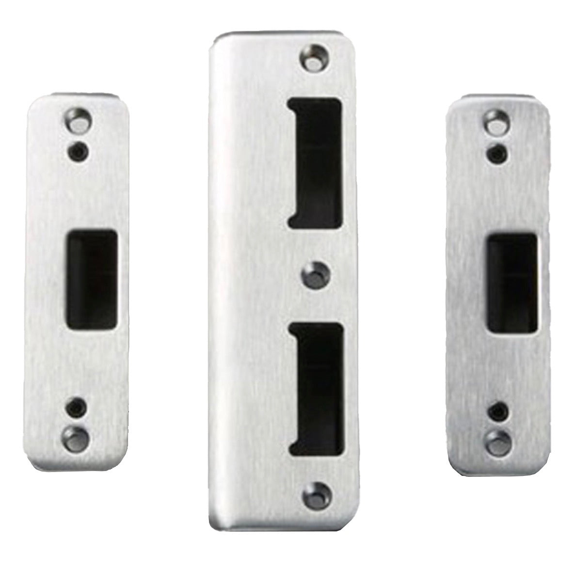 Hoppe 11951850 HLS2000 Latch and Tongue Strike Plate Pack Satin Nickel - Hoppe 11951850 HLS2000 Latch and Tongue Strike Plate Pack Satin Nickel