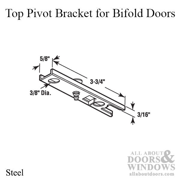 Acme 2811 Top Bracket, PIVOT SOCKET, Acme bi-fold Door - Acme 2811 Top Bracket, PIVOT SOCKET, Acme bi-fold Door