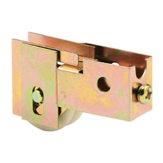 Sliding Patio Door Roller Assembly with U Tab Housing 1.125 Inch Nylon Ball Bearing Wheel Diameter