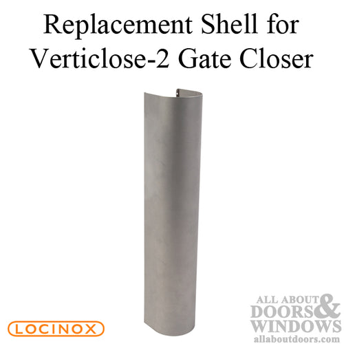 Uncoated Aluminium Cover for the Rhino and Verticlose-2 Gate Closers - Uncoated Aluminium Cover for the Rhino and Verticlose-2 Gate Closers