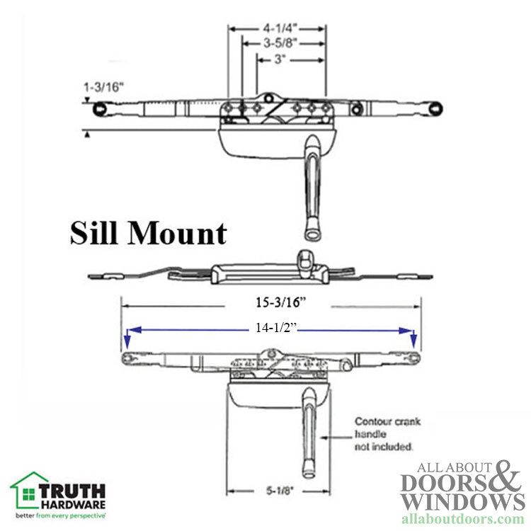 Truth Maxim 51.00 Awning Window 14-1/2