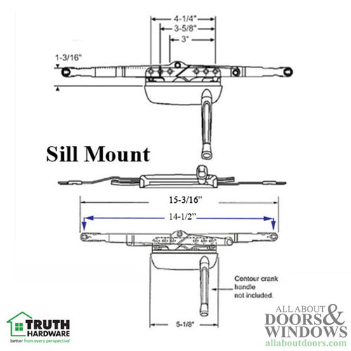 Truth Maxim 51.00 Awning Window 14-1/2