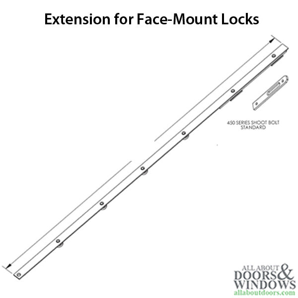 Sentinel upper Shootbolt Extension, 450 Series - SS - Sentinel upper Shootbolt Extension, 450 Series - SS