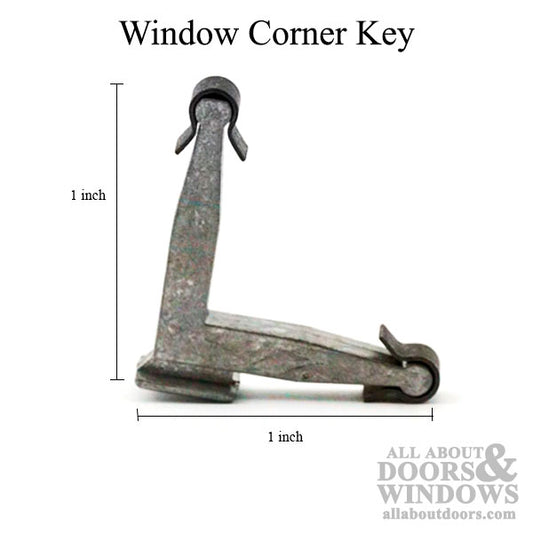 Storm Window Corner Key