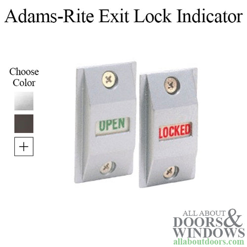 Exit Lock Indicator, Adams-Rite  - Choose Color - Exit Lock Indicator, Adams-Rite  - Choose Color