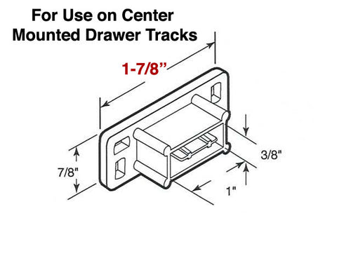 Backplate - Drawer Track - Backplate - Drawer Track