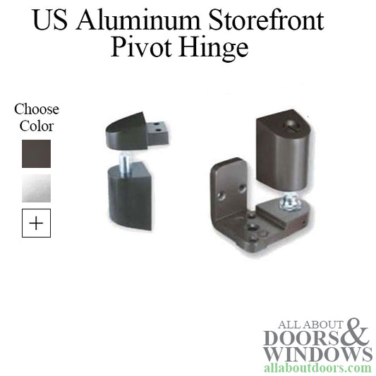 US Aluminum Storefront Pivot Hinge Kit - Left