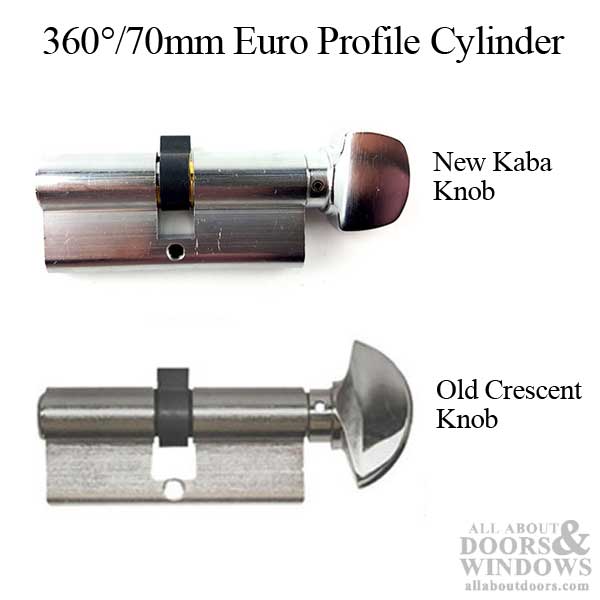 35/35 Active Keyed 360° Euro Profile Cylinder, 70mm  2-3/4