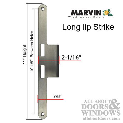 Marvin Strike Plate, Active Panel, Extended Lip - Choose Color - Marvin Strike Plate, Active Panel, Extended Lip - Choose Color