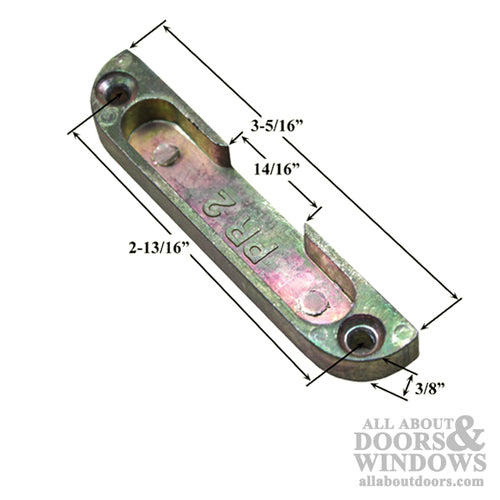 Atrium PR2 Roller Locking Strike Plate Atrium / Ferco 528 Passive Door - Atrium PR2 Roller Locking Strike Plate Atrium / Ferco 528 Passive Door