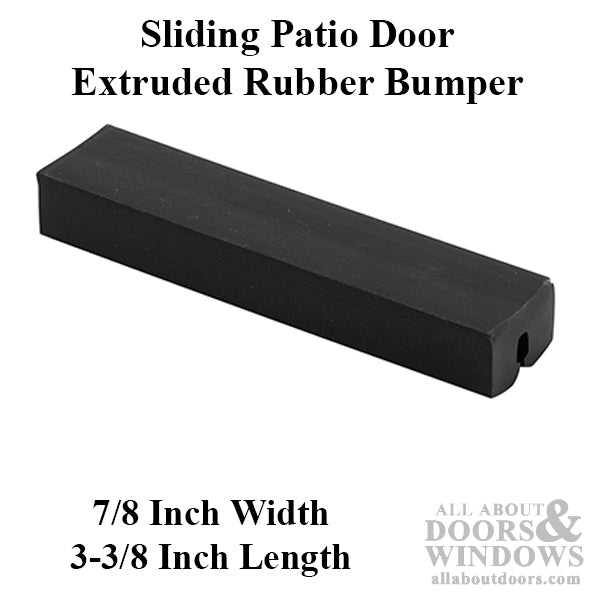 Bumper, Sliding Glass Door, 3-1/2 - Bumper, Sliding Glass Door, 3-1/2