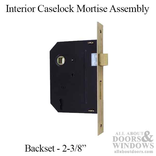 Mortise Lock, Interior lock case assembly w/ keys - Mortise Lock, Interior lock case assembly w/ keys