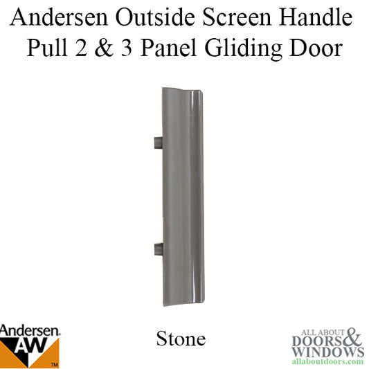 Andersen Door Handle For Patio Screen Doors Outside Handle For Sliding Doors Stone