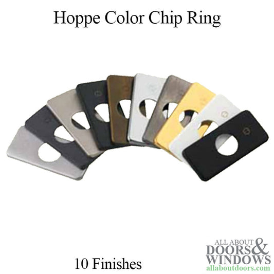 Hoppe Color Chip Ring – 10 Finishes for Hardware Selection