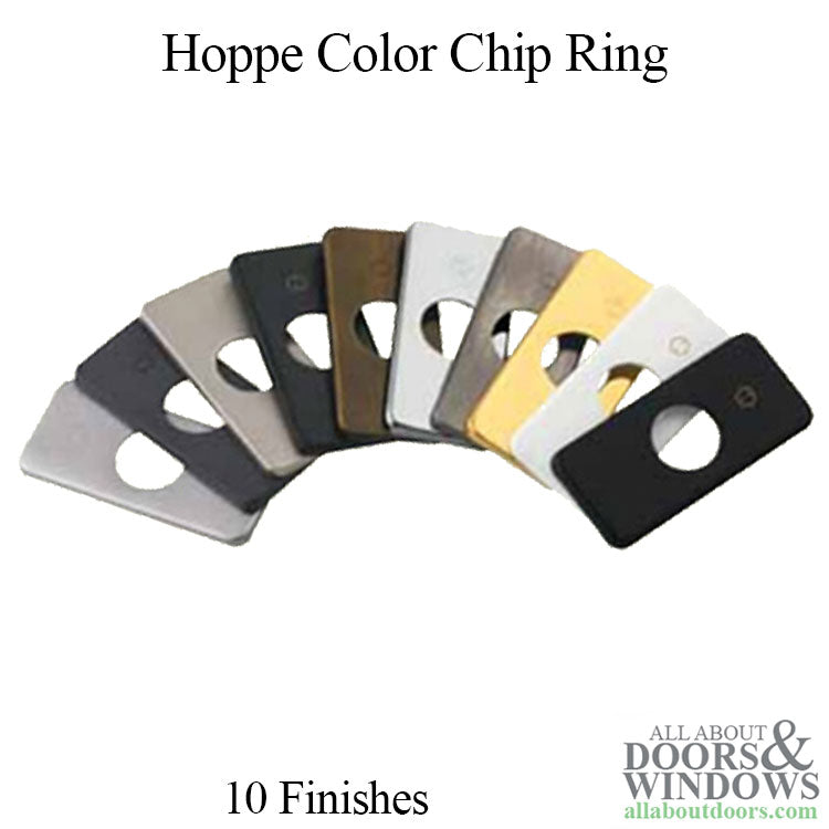 Hoppe Color Chip Ring – 10 Finishes for Hardware Selection - Hoppe Color Chip Ring – 10 Finishes for Hardware Selection