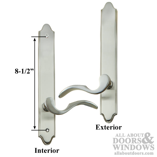 Emtek Brass Concord Handle Set Left Satin Nickel - Emtek Brass Concord Handle Set Left Satin Nickel