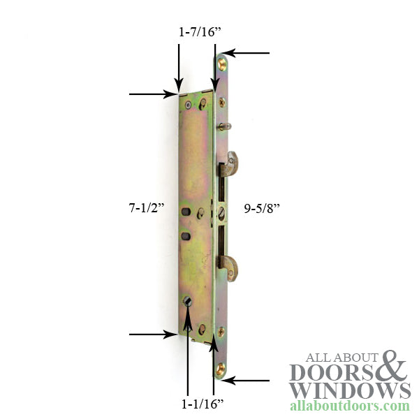 Truth Nexus 2-point Double Hook Sliding Door Lock Outward Hooks - Truth Nexus 2-point Double Hook Sliding Door Lock Outward Hooks