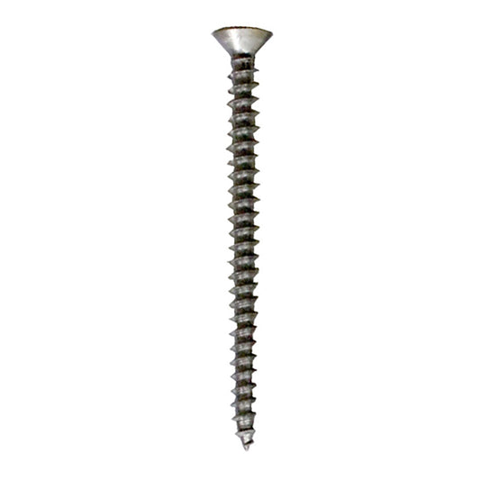 10 x 2-1/2"  Flat Head Phillips Drive Screw, 25 pack