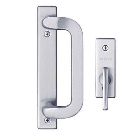 Andersen Frenchwood Gliding Door Trim Anvers 2 Panel Interior & Exterior, Brushed/Satin Nickel