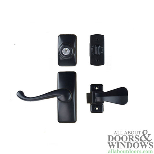 Blemished Georgian Lever, 1/4 Inch Deadbolt Offset