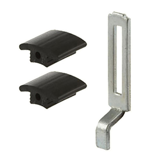 Steel Latch Strike with 2  Top Vinyl Guides for Sliding Screen Door