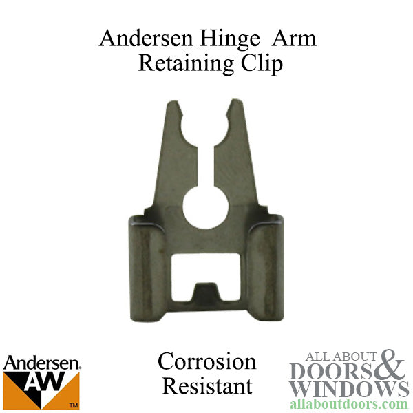 Andersen Window Clip For PermaShield Improved E-Z Casement Window Hinge Arm Retaining Clip - Andersen Window Clip For PermaShield Improved E-Z Casement Window Hinge Arm Retaining Clip