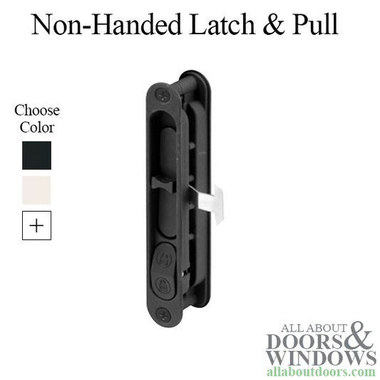 Non-Handed Latch & Pull for Sliding Screen Door - Choose Color