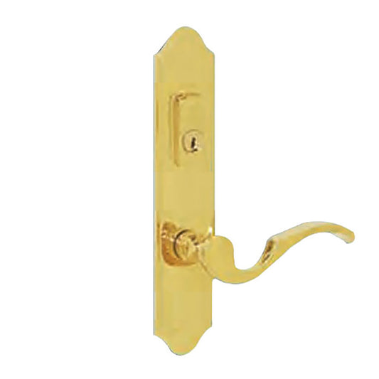 G-U Capri Handle & 45mm Plate, Active, Keyed with Thumbturn (Handle Below Cylinder) Choose Color