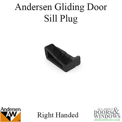 Sill Plug - Frenchwood Gliding Patio Door - Right - Sill Plug - Frenchwood Gliding Patio Door - Right