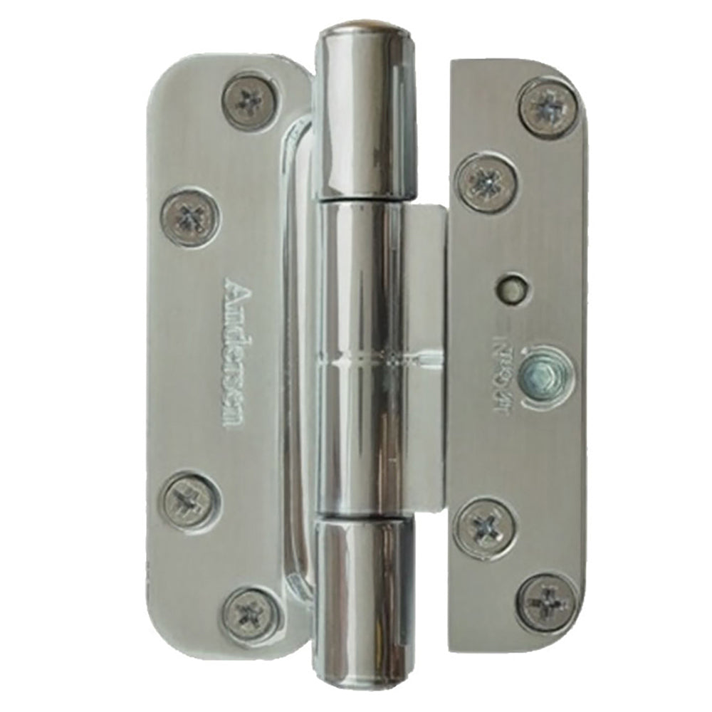 Andersen 4 Hinge Kit, Left Hand (2005-Present) - Brushed Chrome - Andersen 4 Hinge Kit, Left Hand (2005-Present) - Brushed Chrome
