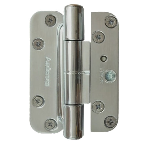 Andersen 4 Hinge Kit, Left Hand (2005-Present) - Brushed Chrome - Andersen 4 Hinge Kit, Left Hand (2005-Present) - Brushed Chrome