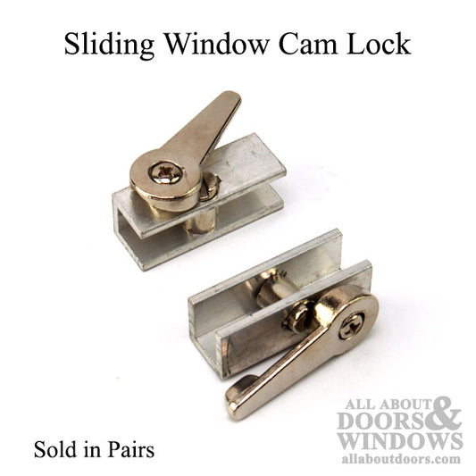 Sliding Door or Window Cam Lock - Choose Color