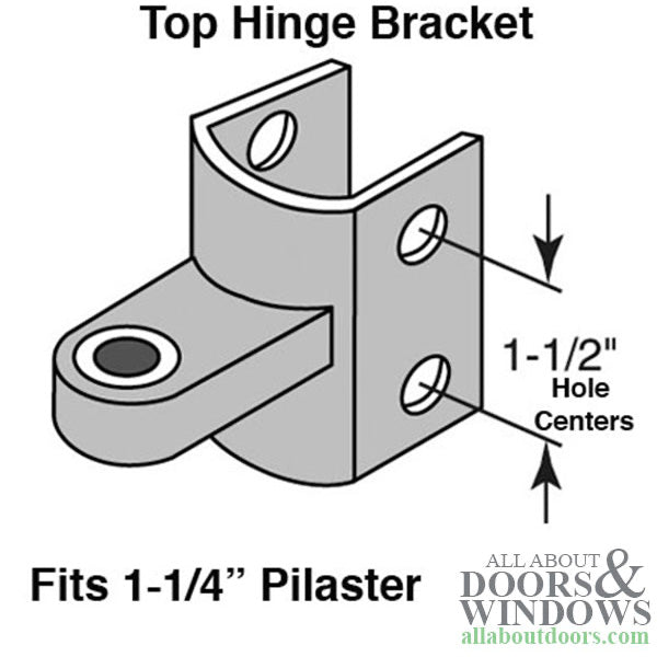 Top Hinge Bracket for Partisan Panel - Top Hinge Bracket for Partisan Panel