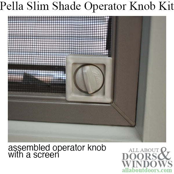 Pella Slim Shade ( internal blinds)  Operator Knob; Pre 1992 - Pella Slim Shade ( internal blinds)  Operator Knob; Pre 1992