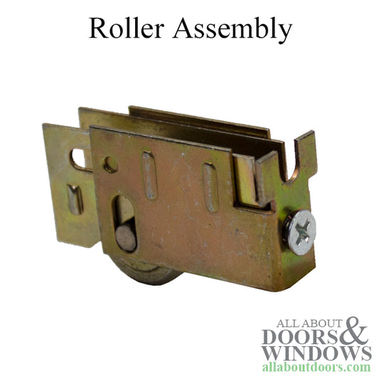 Capitol Roller Assembly,  Flat 1" Steel Wheel