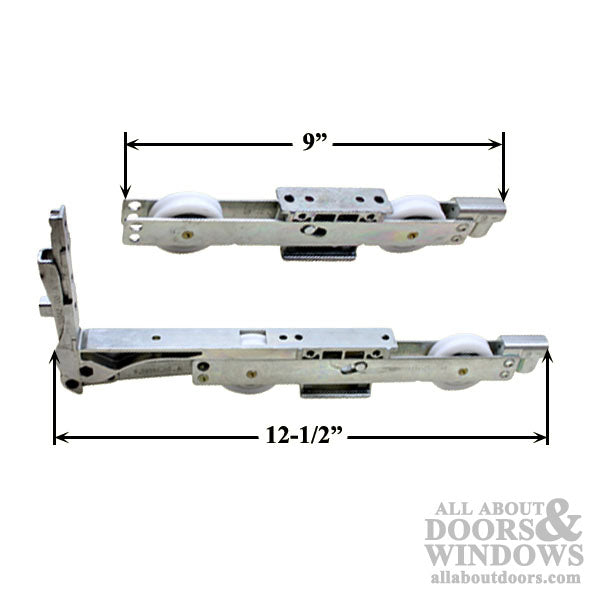 GU Ferco Sliding Door Roller Pair Front and Rear Sliding Door Runners with Rollers - GU Ferco Sliding Door Roller Pair Front and Rear Sliding Door Runners with Rollers