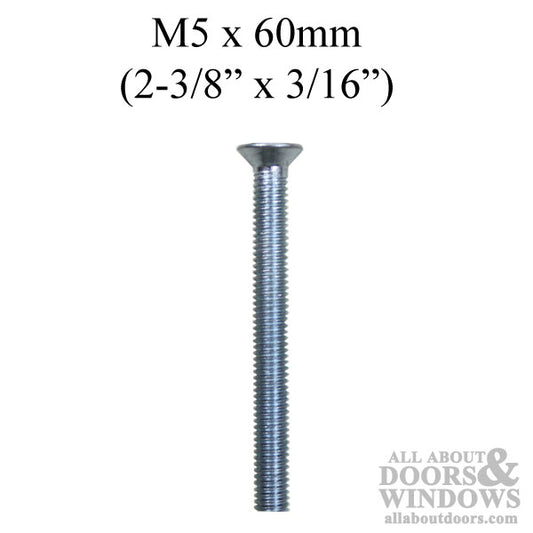 M5 x 60mm Countersunk Screw, Inside and Outside Operation