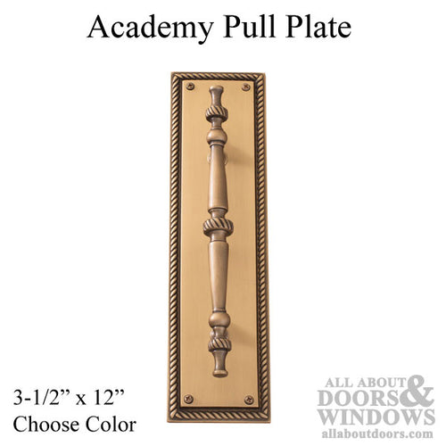 Academy Pull Plate 3-1/8