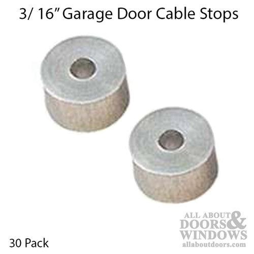 Cable Stops - Bulk - 3/16 Inch - 30 pcs - Cable Stops - Bulk - 3/16 Inch - 30 pcs