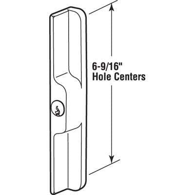 Outside Pull With Keyed Cylinder 6-9/16