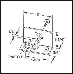 Roller Assembly,  Nylon