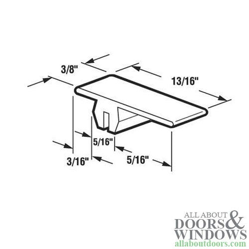 Nylon Top Guide for Sliding Screen Door - Nylon Top Guide for Sliding Screen Door