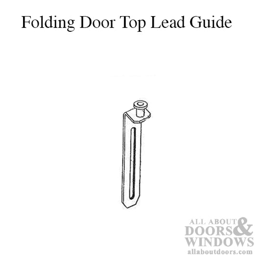 Lead Door Guide for Folding Door - Top