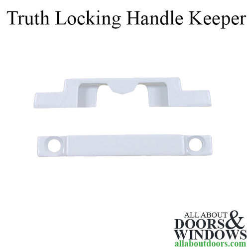 Sash Lock Keeper - White - Sash Lock Keeper - White