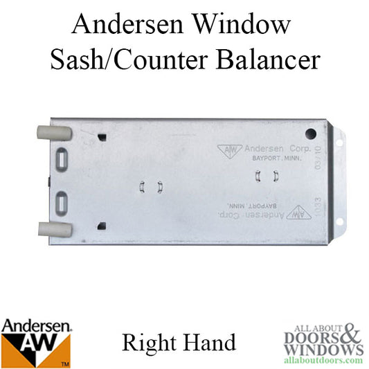 Andersen 200 Series Narroline Window Sash/Counter Balancer, Right Hand - R1433/27