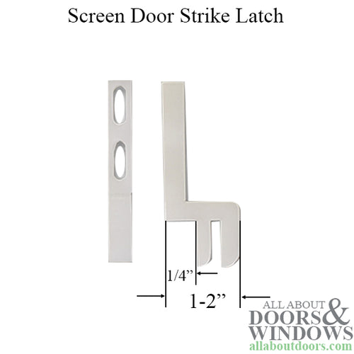 Strike, Plastic  1/4 & 1/2 Offset - Strike, Plastic  1/4 & 1/2 Offset