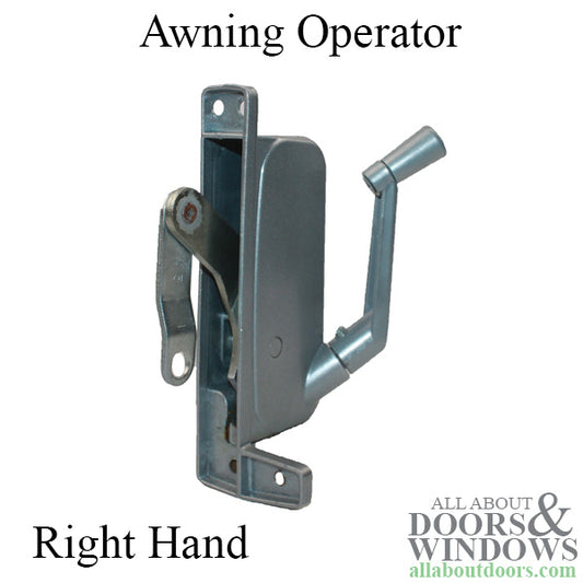 Awning Operator for Ware Windows - Right - Aluminum