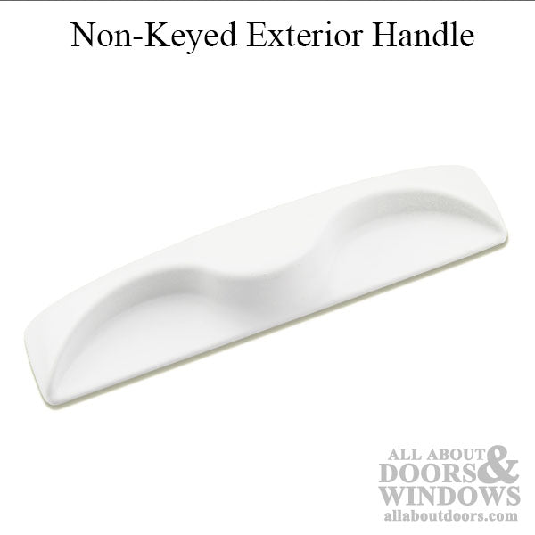 Non-Keyed Exterior Handle for Sliding Door - Choose Color - Non-Keyed Exterior Handle for Sliding Door - Choose Color