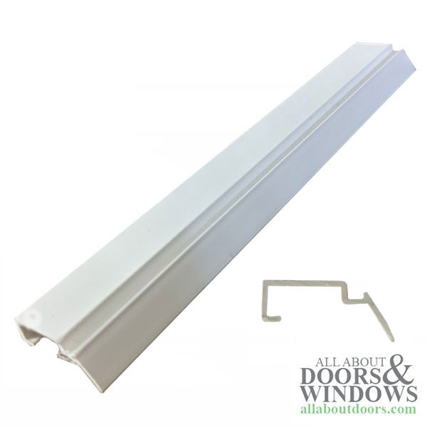 Rigid Vinyl Glazing Bead  6 line Shape, 1/2 x 1/4 - Rigid Vinyl Glazing Bead  6 line Shape, 1/2 x 1/4