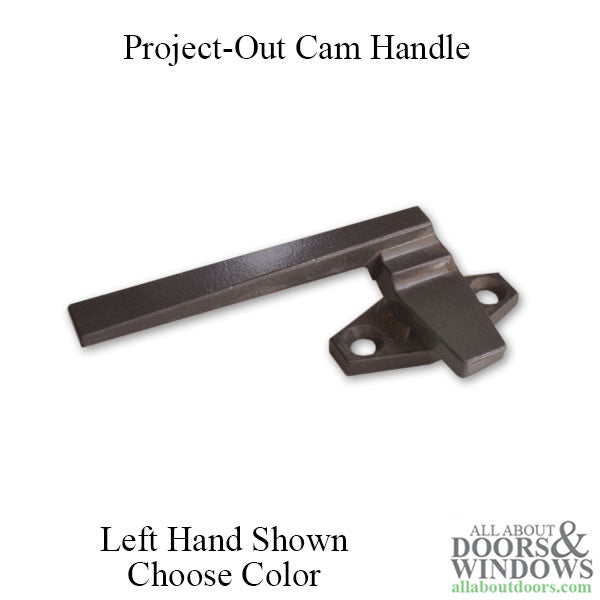 Window Handle For Casment Window and Awning Window Left Hand Handle Project Out Two Hole Cam Handle - Window Handle For Casment Window and Awning Window Left Hand Handle Project Out Two Hole Cam Handle